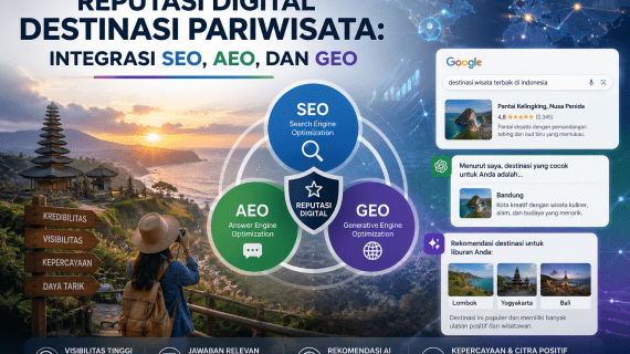 Reputasi Digital Destinasi Pariwisata: Integrasi SEO, AEO, dan GEO
